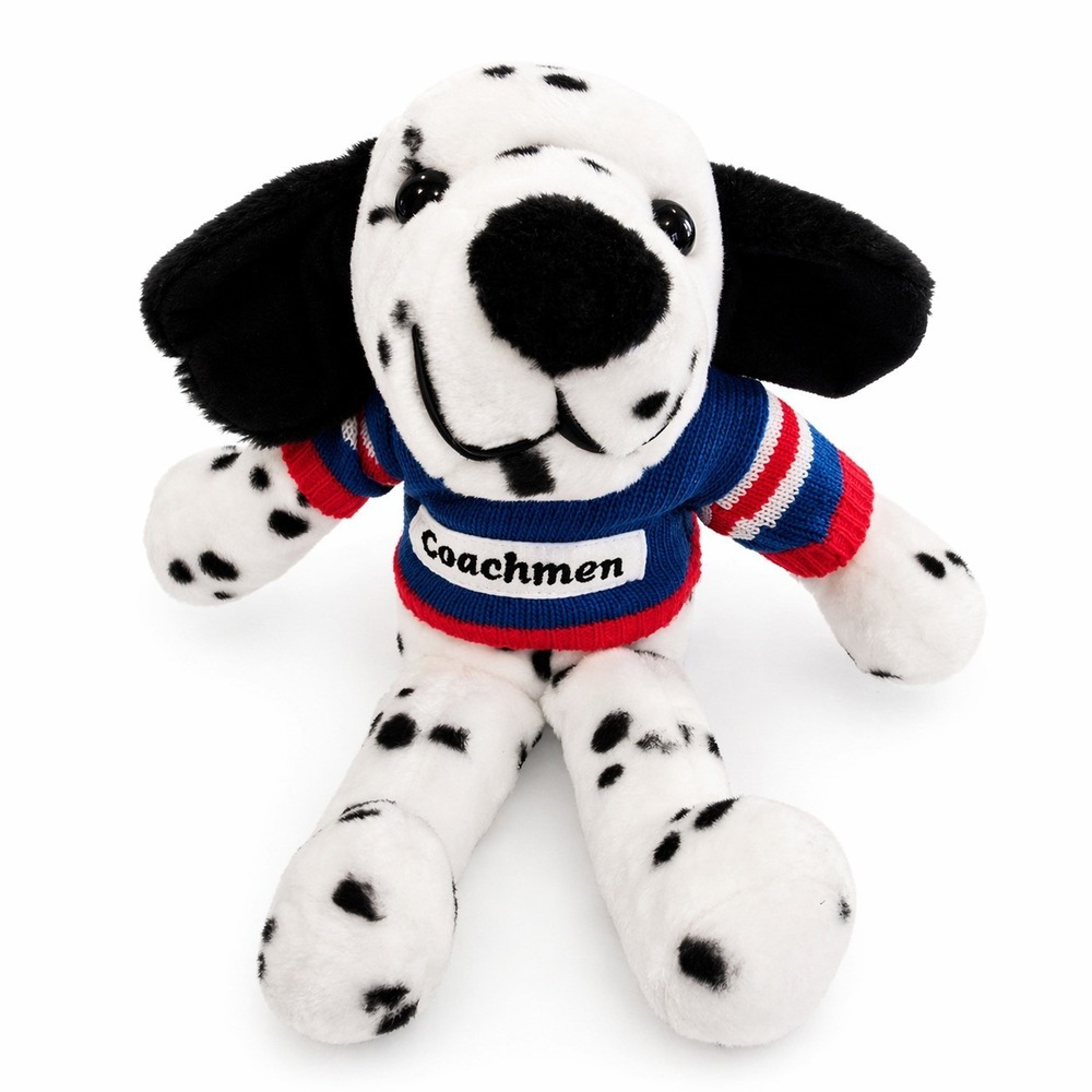 Vtg 1987 Coachmen RV Dalmatian Plush 14" Commonwealth Large Promotional‎ Sweater